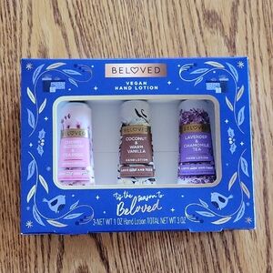 Vegan Hand Lotion Set - Cherry Blossom, Coconut Warm Vanilla, Lavender Chamomile